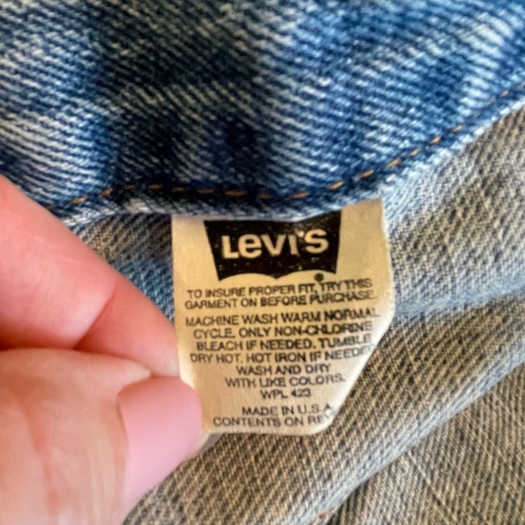 Levi’s Denim Trucker Jacket 80s/90s vintage size medium Men’s - Picture 10 of 13